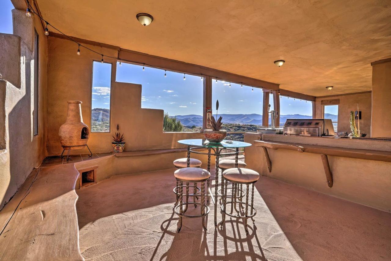 Adobe Arizona Home With Mountain Views And Grill Space Dewey-Humboldt Buitenkant foto