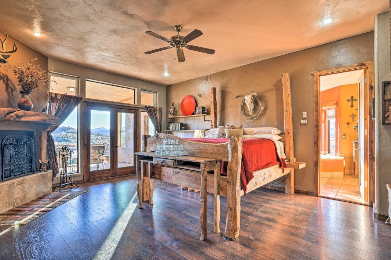 Adobe Arizona Home With Mountain Views And Grill Space Dewey-Humboldt Buitenkant foto