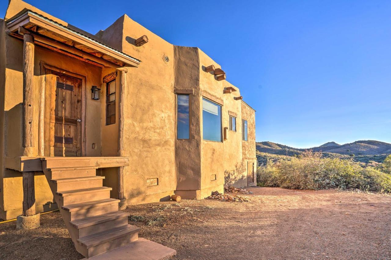 Adobe Arizona Home With Mountain Views And Grill Space Dewey-Humboldt Buitenkant foto