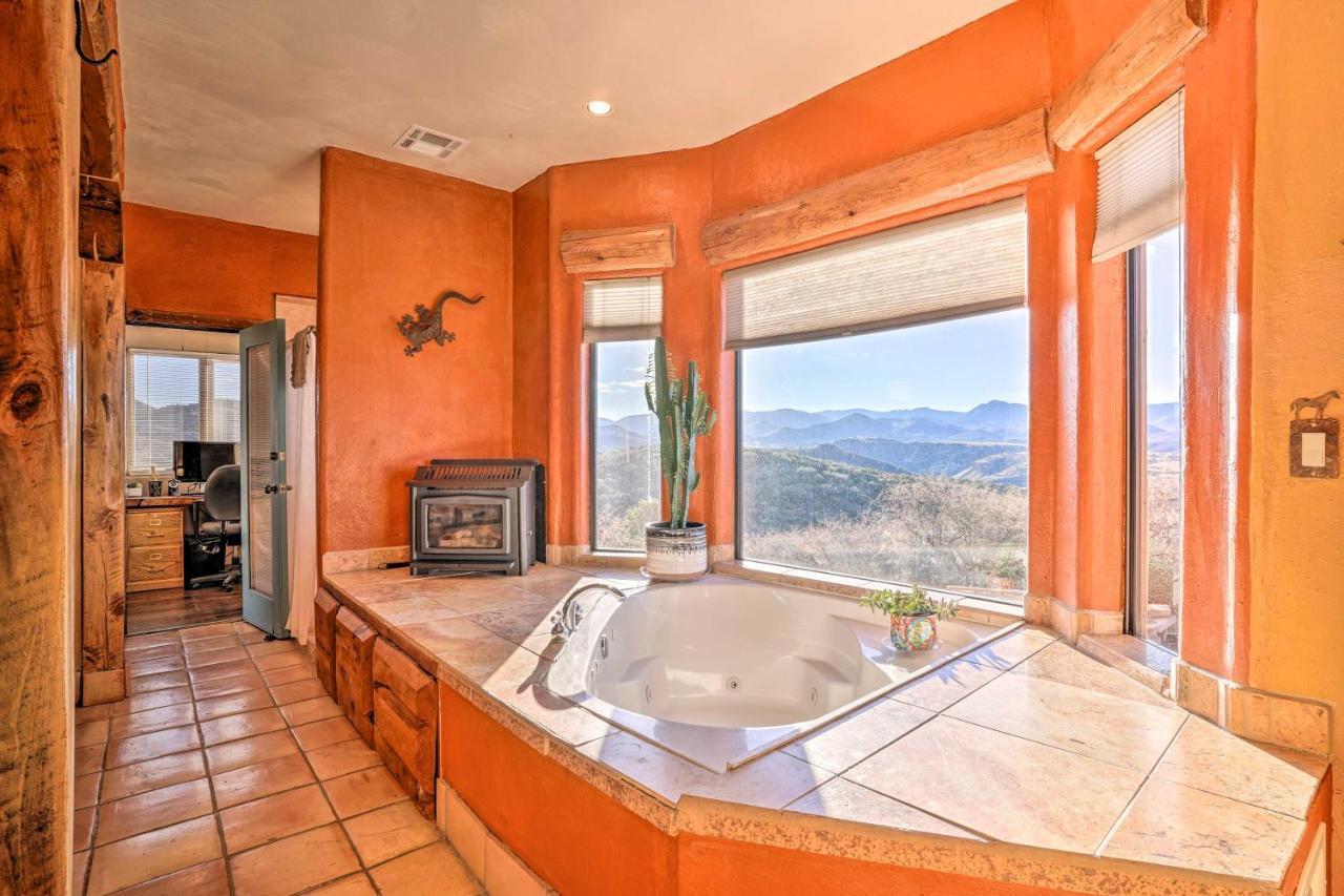 Adobe Arizona Home With Mountain Views And Grill Space Dewey-Humboldt Buitenkant foto